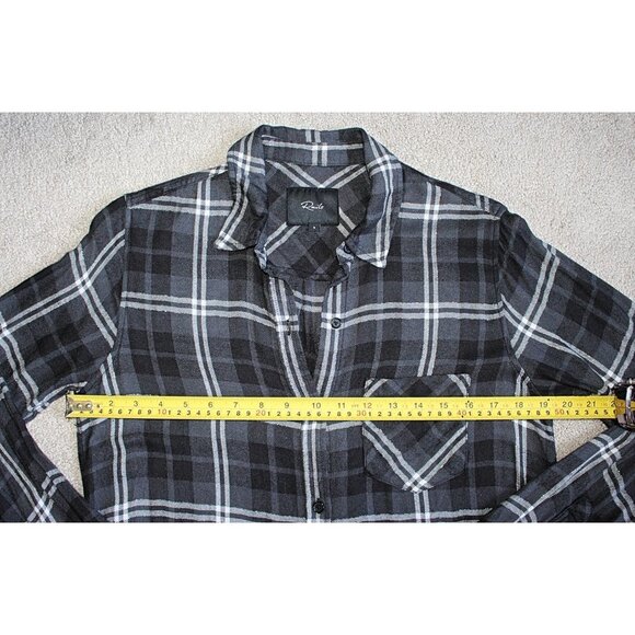 Rails Bianca Shirt Dress in Onyx Slate White - Small - Picture 7 of 11